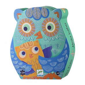 Пазл - Совенок, 24 детали (Djeco, 07215/16k)